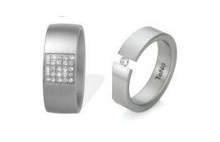 Engagement rings steel