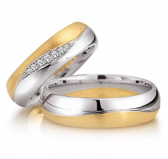 375 Gelb-Weissgold,  August Gerstner Weissgold Gelbgold