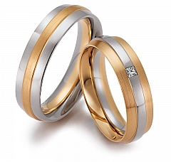 August Gerstner White gold red gold Marryring