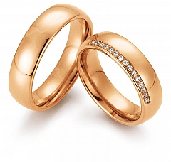 August Gerstner Oro rojo - Los anillos de boda