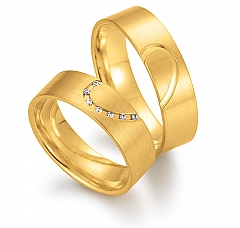 August Gerstner Oro amarillo - Los anillos de boda