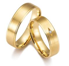 Gettmann Oro amarillo - Los anillos de boda