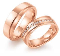 August Gerstner Oro rojo - Los anillos de boda