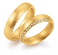 August Gerstner Oro amarillo - Los anillos de boda