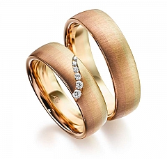 August Gerstner Oro amarillo - Los anillos de boda