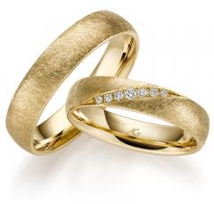 August Gerstner Oro amarillo - Los anillos de boda