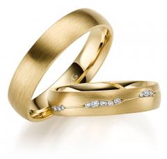 August Gerstner Oro amarillo - Los anillos de boda