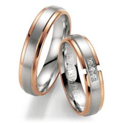 Fischer Blanco oro rojo Los anillos de boda