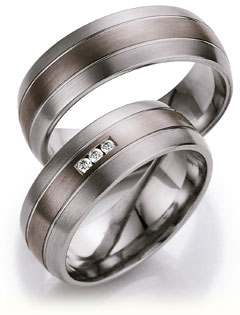 585Weißgold-500 Palladium, seidenmatt,  Nowotny-Collection Ruesch Weissgold