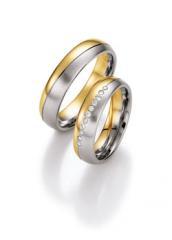 333 Weissgold-Gelbgold, seidenmatt / poliert,  Nowotny-Collection Ruesch Weissgold Gelbgold