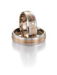 Nowotny-Collection Ruesch White gold red gold Marryring