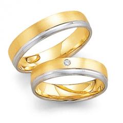 Fischer White gold yellow gold Marryring