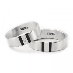 Edelstahl , seidenmatt,  TeNo Steel ceramic