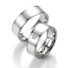 TeNo Acero inoxidable - Los anillos de boda