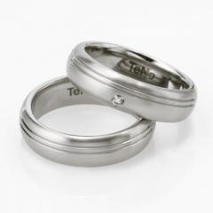 TeNo Acero inoxidable - Los anillos de boda