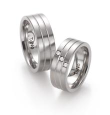 TeNo Acero inoxidable - Los anillos de boda