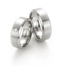 TeNo Acero inoxidable - Los anillos de boda