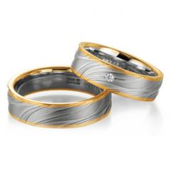 Fischer Gris oro de albaricoque Los anillos de boda
