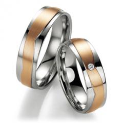 Fischer Blanco oro rojo Los anillos de boda
