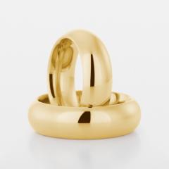 750 Gelbgold, poliert,  Christian Bauer Classic wedding Rings