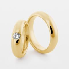 585 Gelbgold, poliert,  Christian Bauer Classic wedding Rings