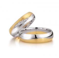 August Gerstner White gold yellow gold Marryring