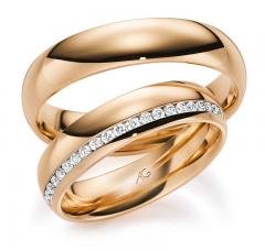 August Gerstner Oro blanco - Los anillos de boda