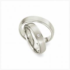 Hauskollektion Oro blanco - Los anillos de boda