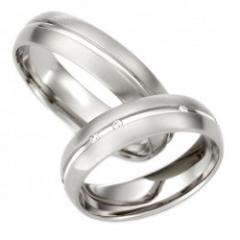 Hauskollektion Oro blanco - Los anillos de boda