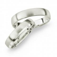 Hauskollektion Oro blanco - Los anillos de boda