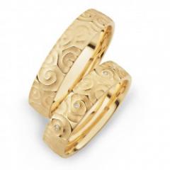 Hauskollektion Oro blanco - Los anillos de boda