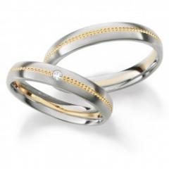 Hauskollektion White gold rose gold Marryring