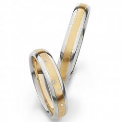 Hauskollektion White gold rose gold Marryring