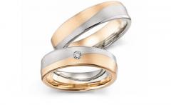 Fischer Gris oro de albaricoque Los anillos de boda