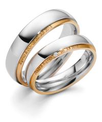 August Gerstner White gold rose gold Marryring