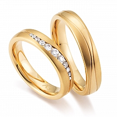 August Gerstner Oro blanco - Los anillos de boda