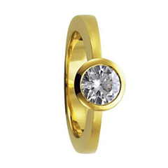 Saint Maurice Engagement rings gold