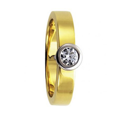 Saint Maurice Engagement rings gold