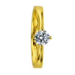 585 Gelbgold, poliert,  Saint Maurice Engagement rings gold