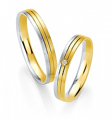 Breuning White gold yellow gold Marryring