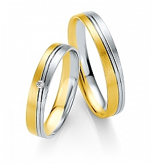 Breuning White gold yellow gold Marryring