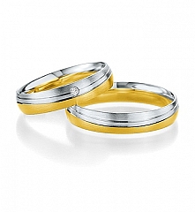 Breuning White gold yellow gold Marryring