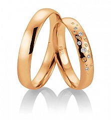 Breuning Oro rojo - Los anillos de boda