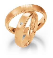 585 Rotgold, seidenmatt/ poliert,  Saint Maurice Red gold