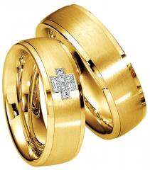 Saint Maurice Oro amarillo - Los anillos de boda