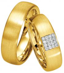 Saint Maurice Oro amarillo - Los anillos de boda