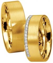 Saint Maurice Oro amarillo - Los anillos de boda