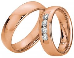 Saint Maurice Oro rojo - Los anillos de boda
