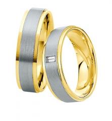 Saint Maurice White gold yellow gold Marryring