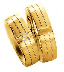 Saint Maurice Oro amarillo - Los anillos de boda